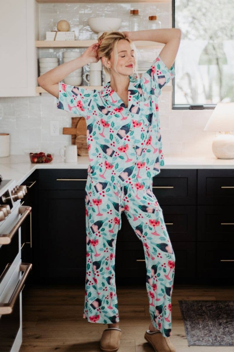 Holiday Champagne Matching PJs