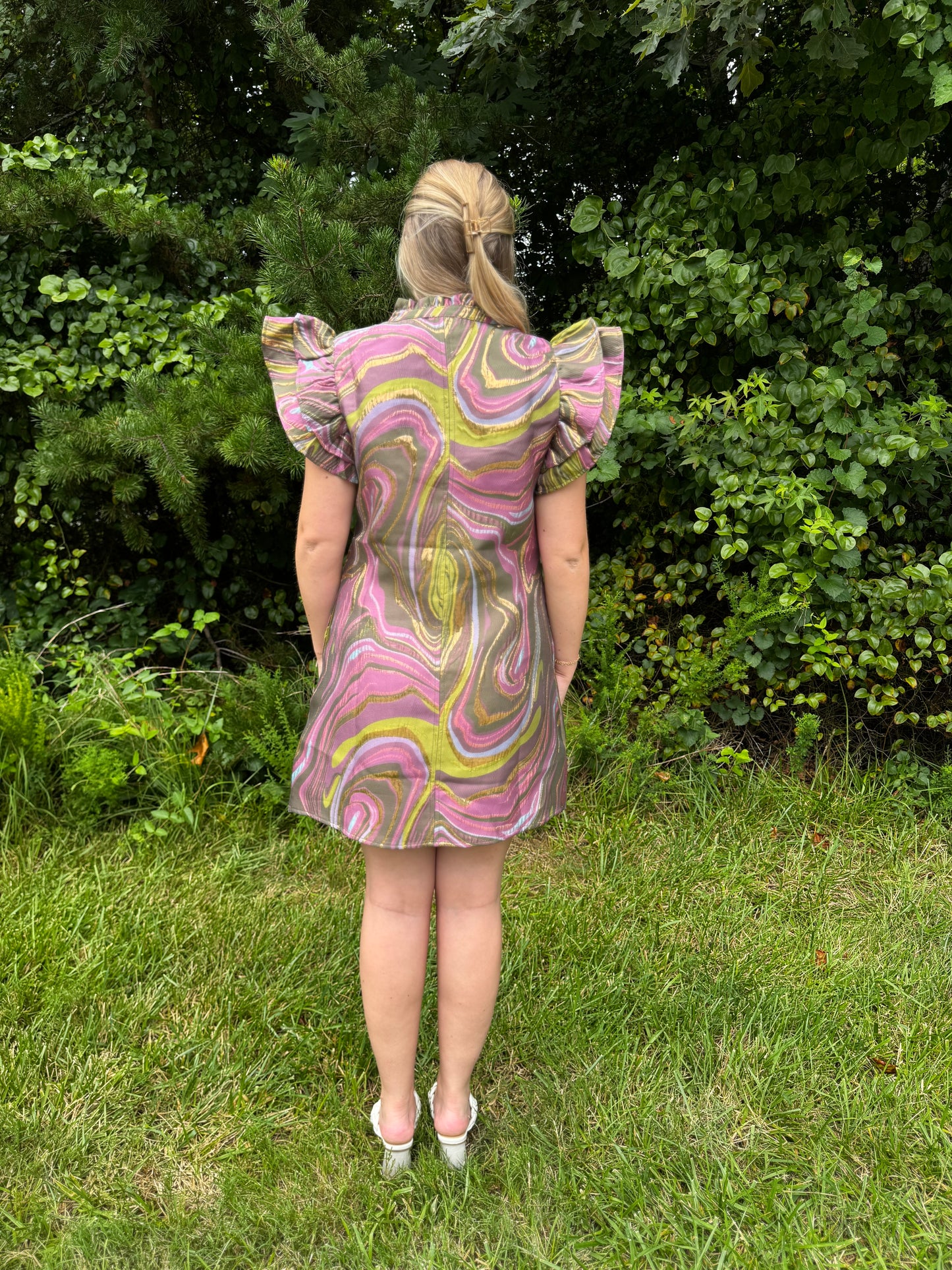 Abstract Marble Dress