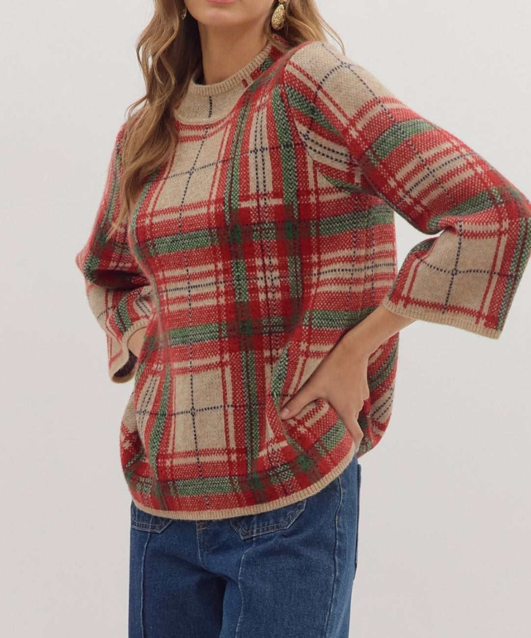 Holiday Tartan Knit