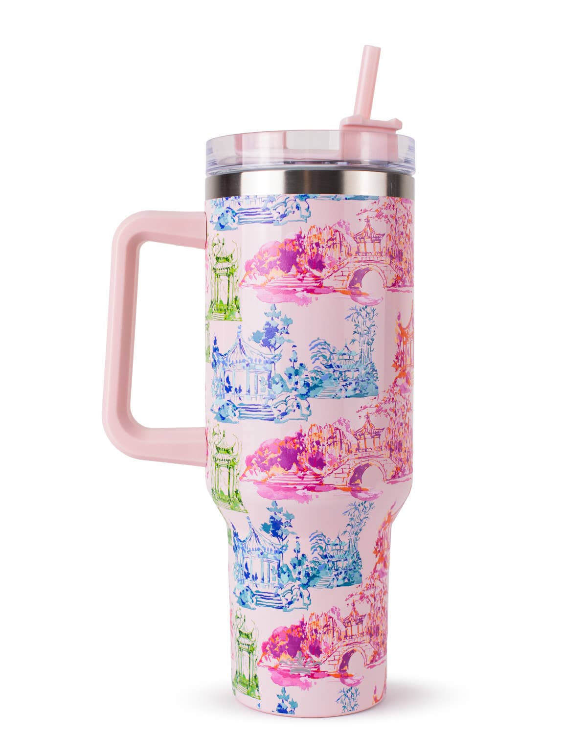 Maya Tumbler Pink/Multi 40oz