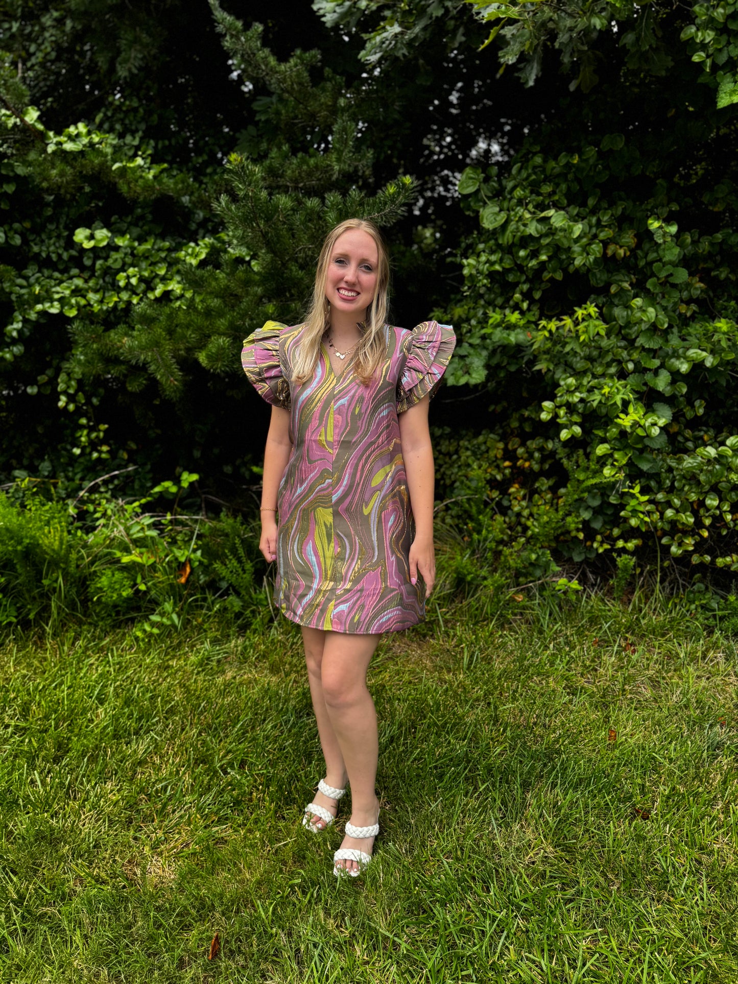 Abstract Marble Dress