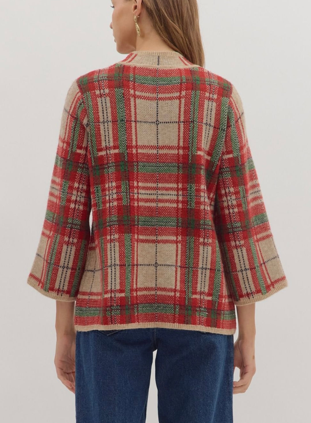 Holiday Tartan Knit