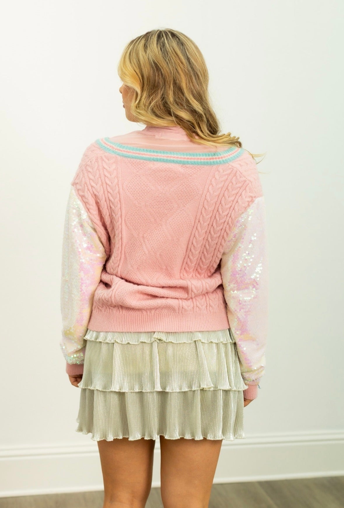 Winter Wonderland Button Down Sweater