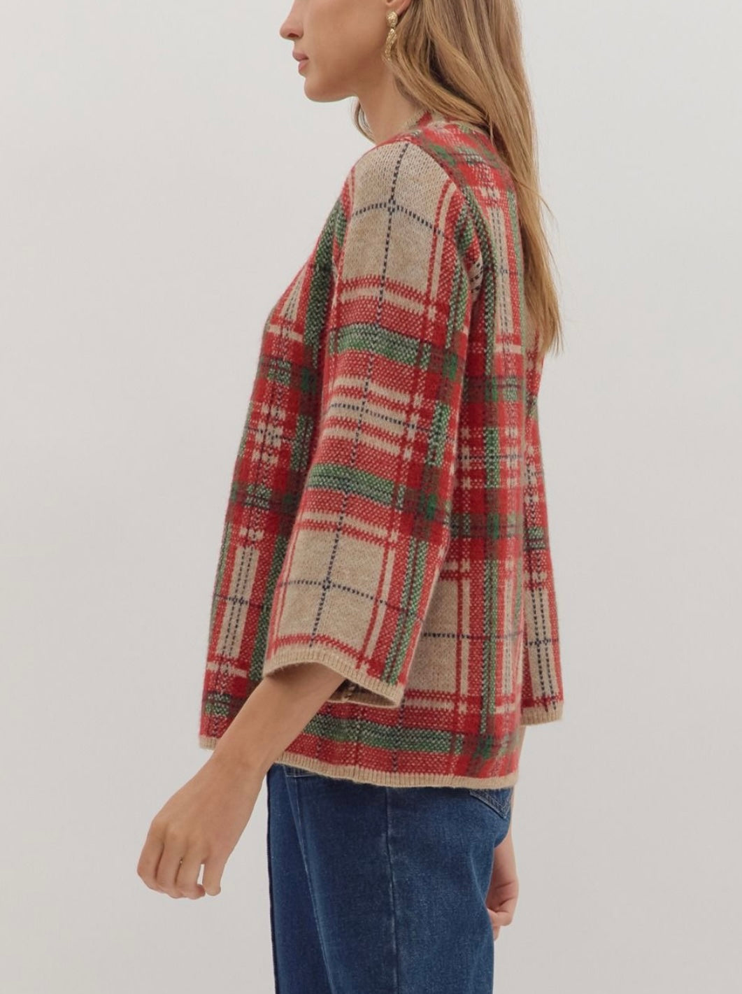 Holiday Tartan Knit