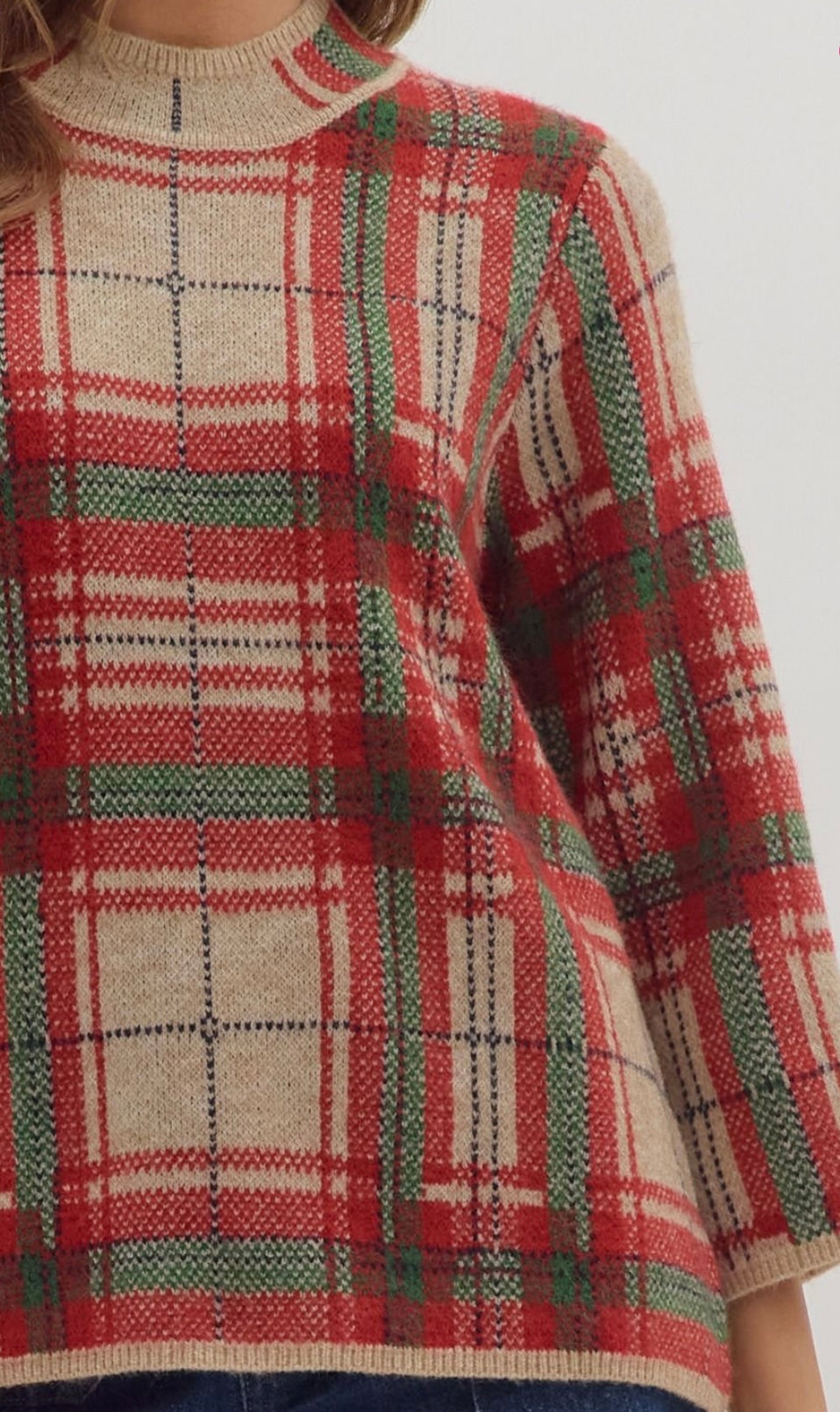 Holiday Tartan Knit