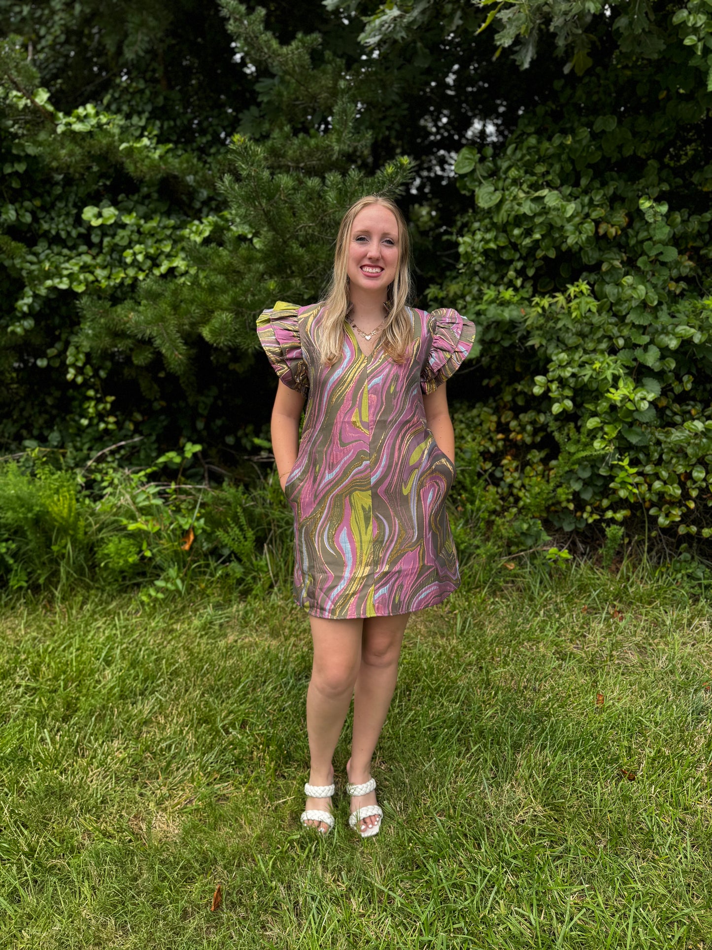 Abstract Marble Dress