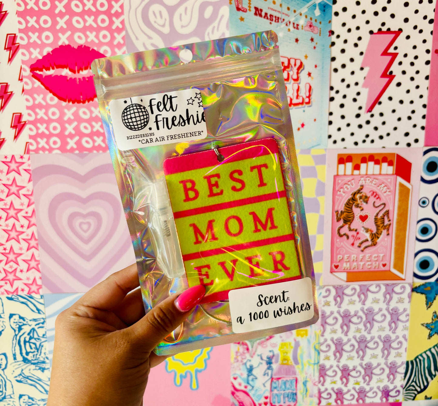 Best Mom Ever Felt Freshie Boutique Freshie Air Freshener
