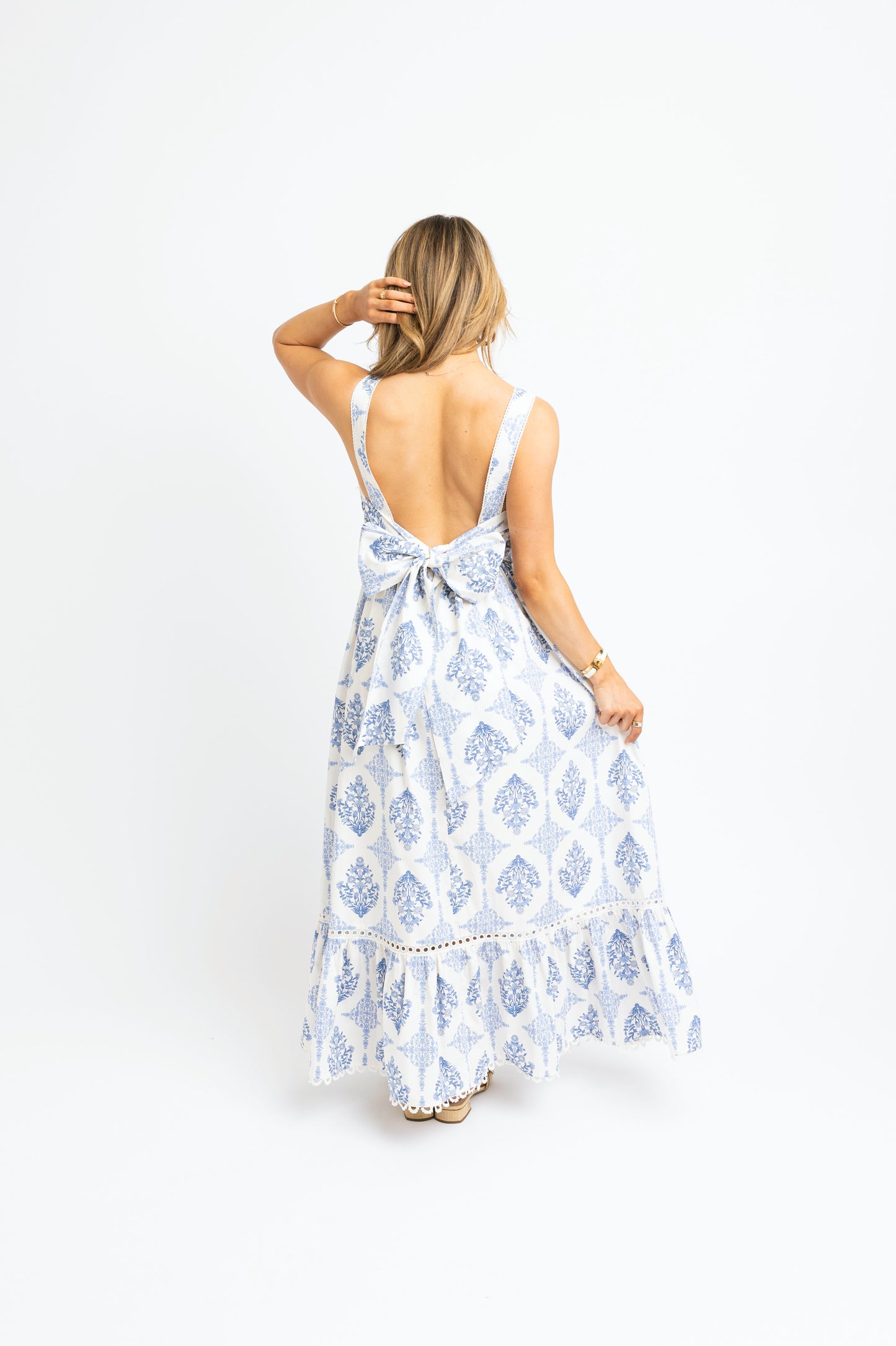 Floral Bow Tied Dress