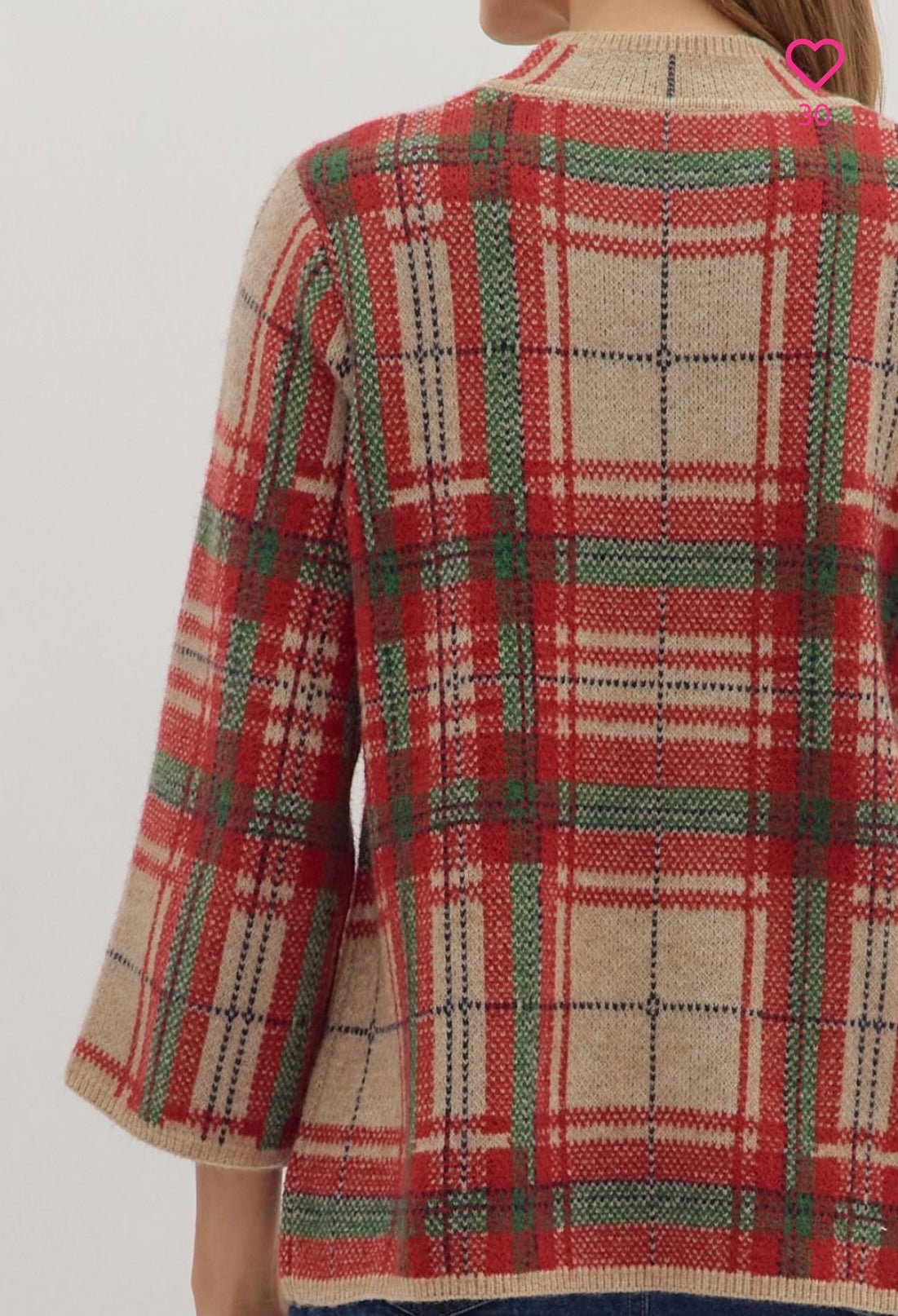 Holiday Tartan Knit