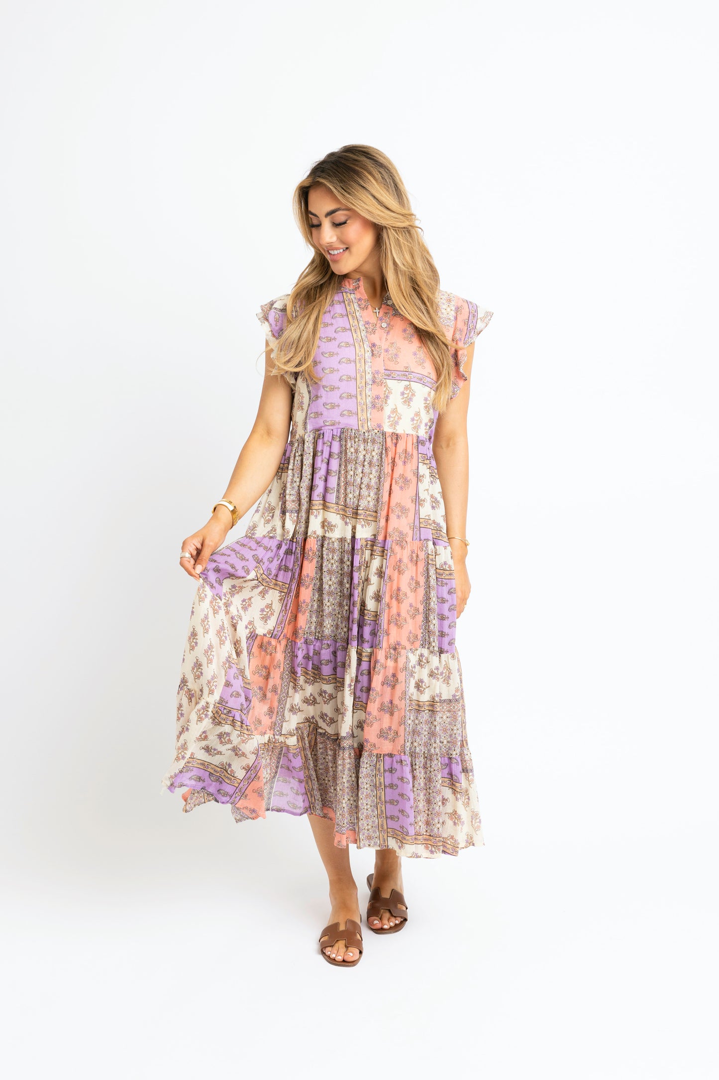 Patchwork Maxi Dress