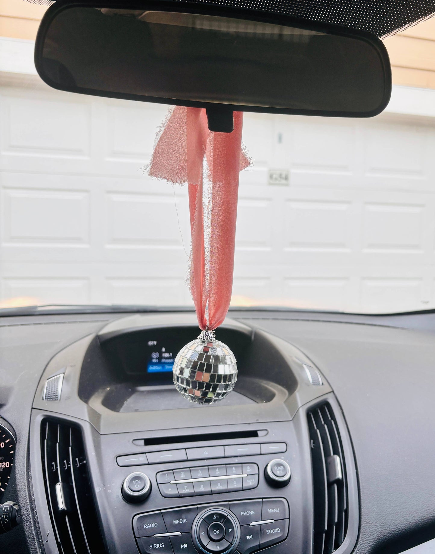 Chiffon Ribbon Disco Car Charm | Car Charm | Disco Cowgirl