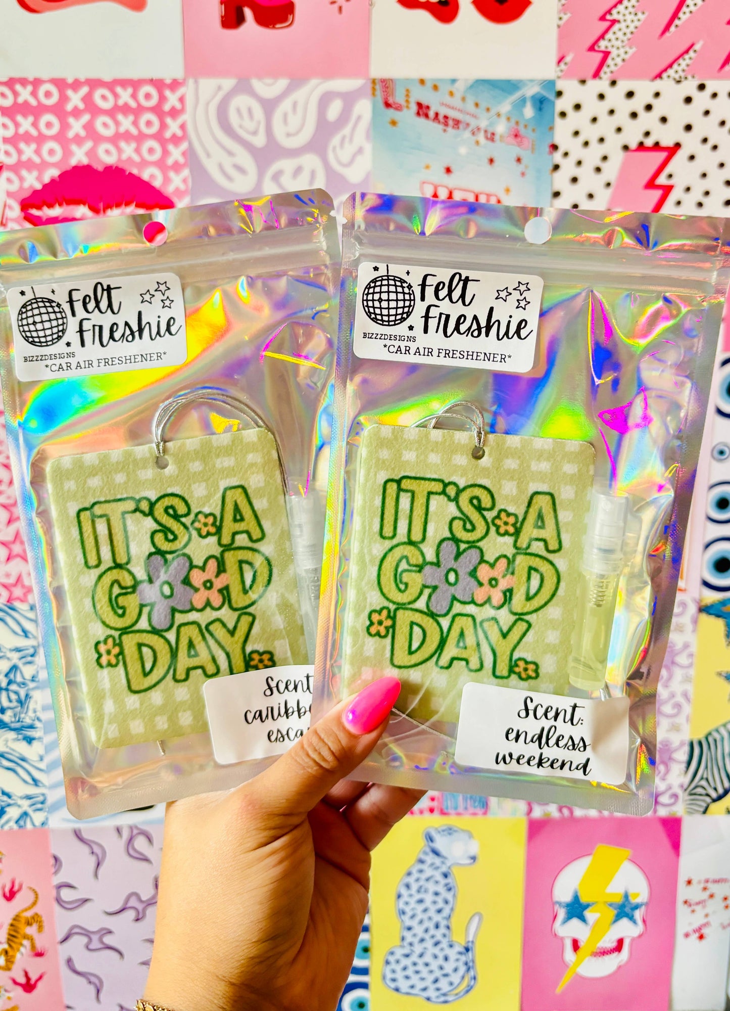 It's a Good Day Felt Freshie Boutique Freshie Air Freshener