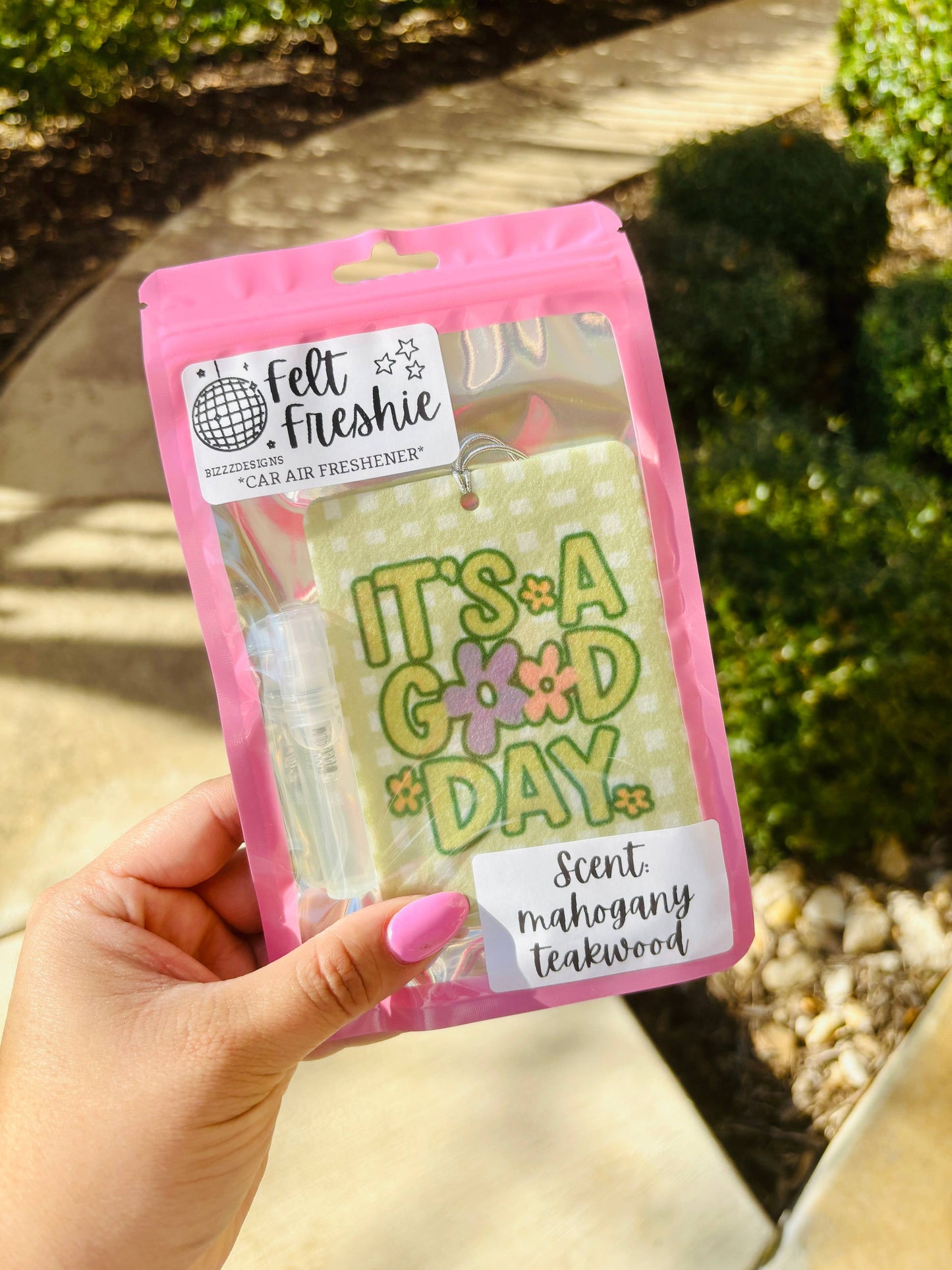 It's a Good Day Felt Freshie Boutique Freshie Air Freshener