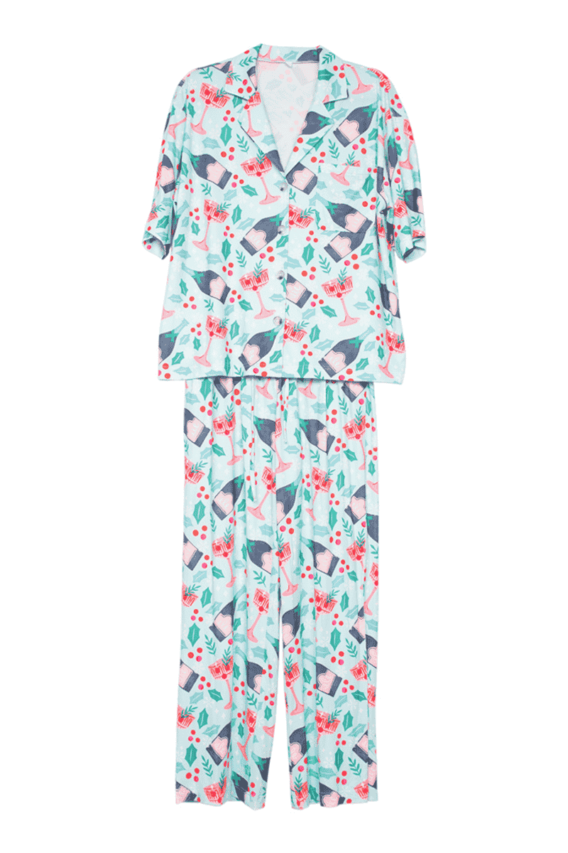 Holiday Champagne Matching PJs