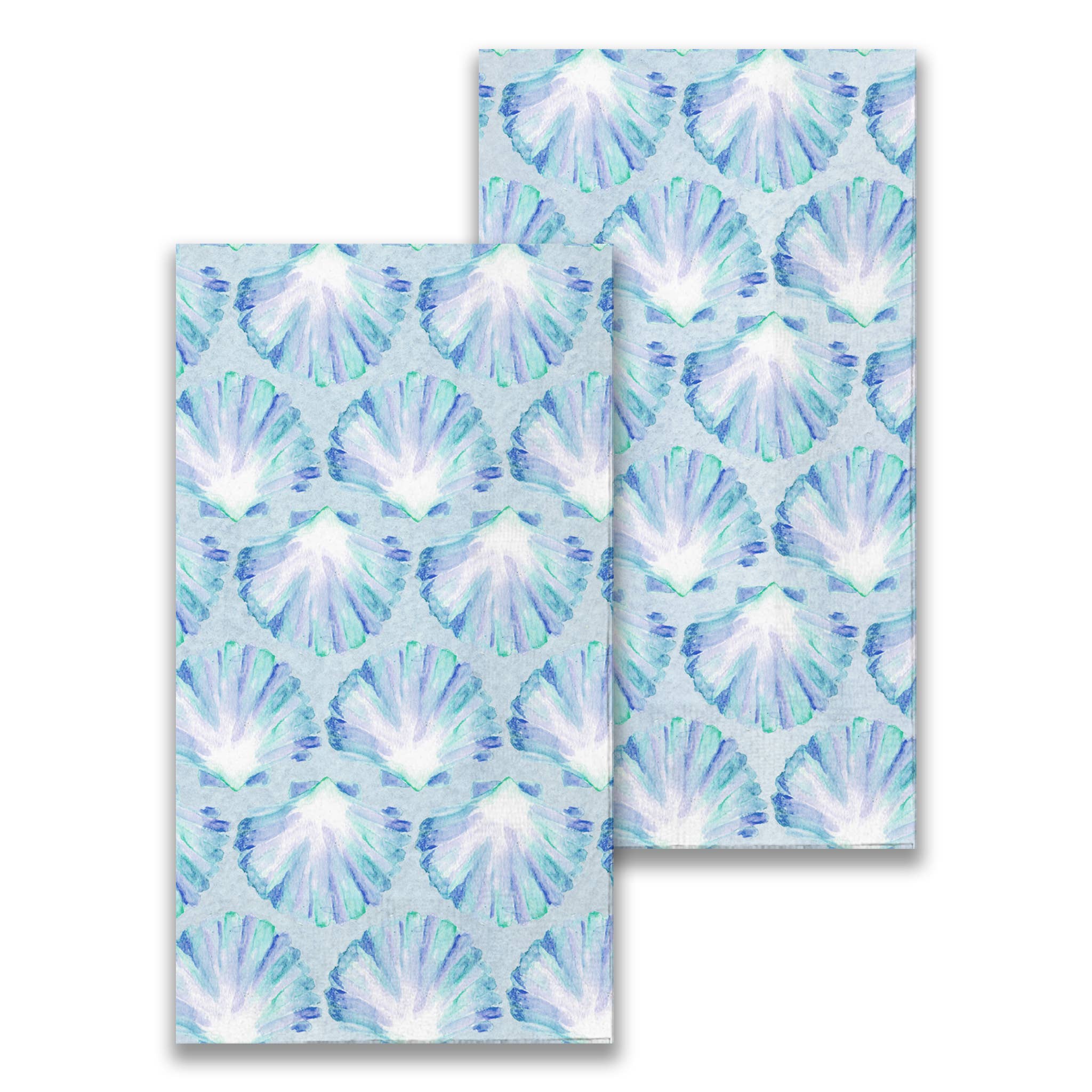 Blue Scallop Shells Guest Towel – The Grand Chestnut