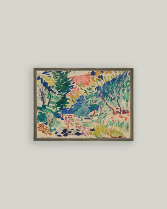 Landscape at Collioure Framed Antique Art