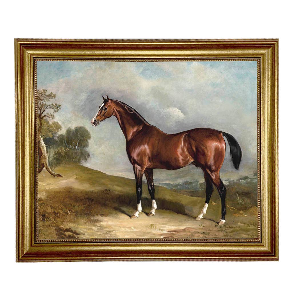 Portrait of Sultan Vintage Painting Print on Canvas