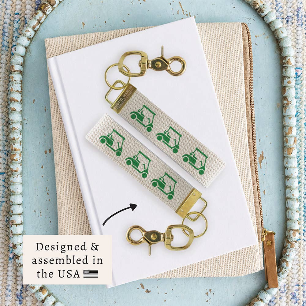 Golf Cart Keychain | Golf Gift | Key Accessory