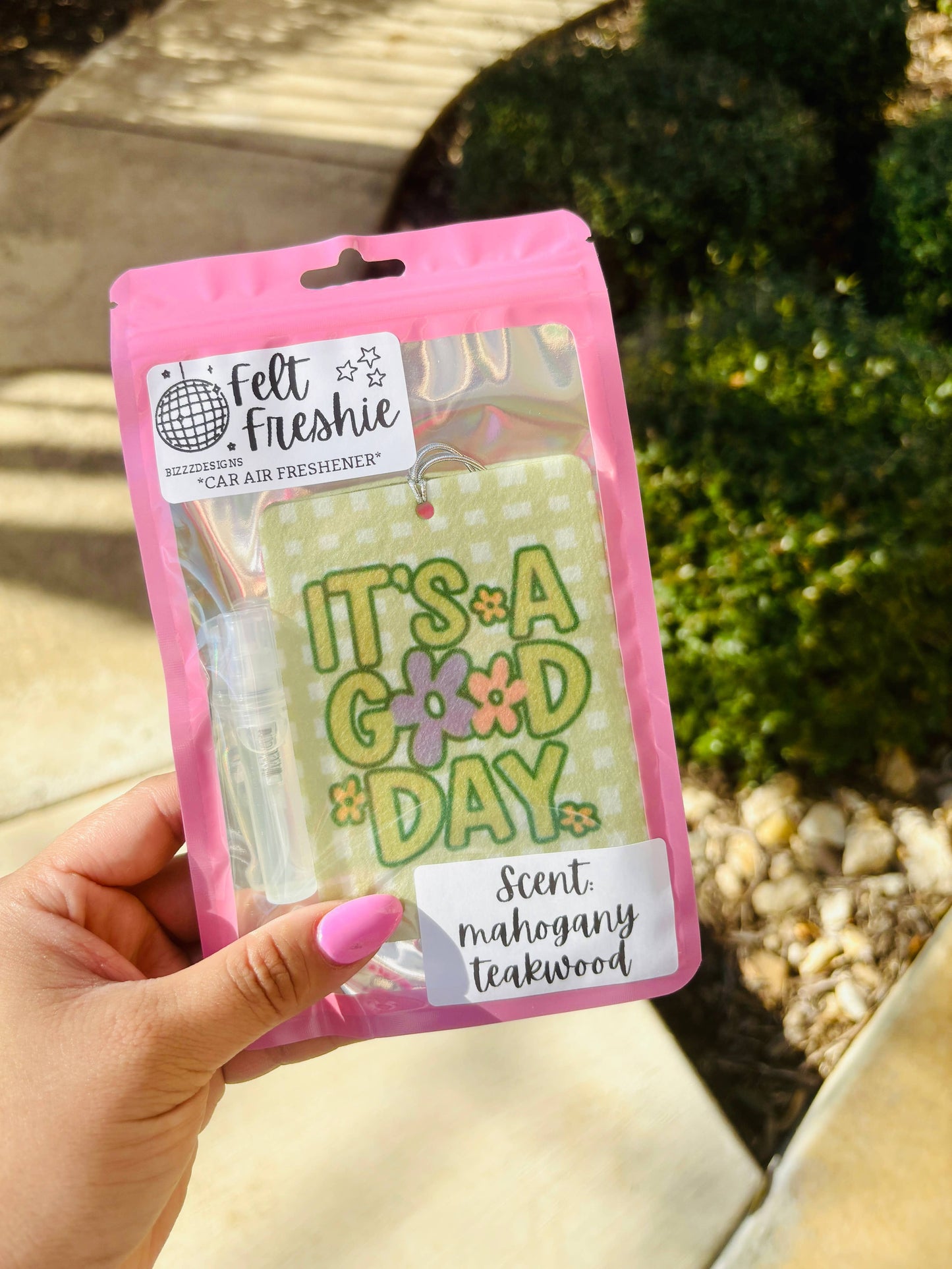 It's a Good Day Felt Freshie Boutique Freshie Air Freshener