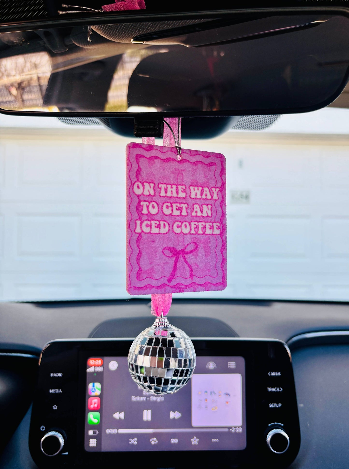 Valentine's Coquette Felt Freshie Boutique Car Air Freshener
