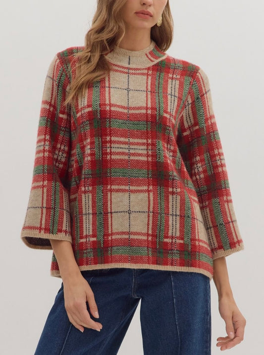 Holiday Tartan Knit