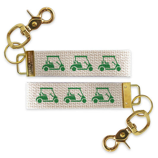 Golf Cart Keychain | Golf Gift | Key Accessory