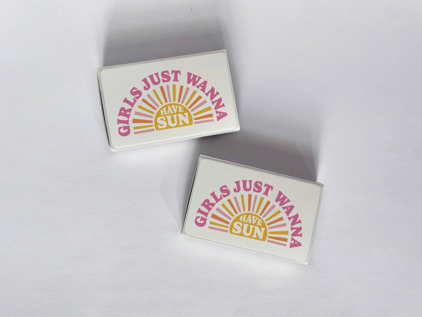 Girls Just Wanna Have Sun Matchbook