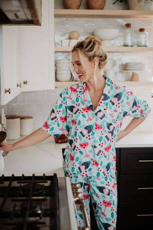 Holiday Champagne Matching PJs