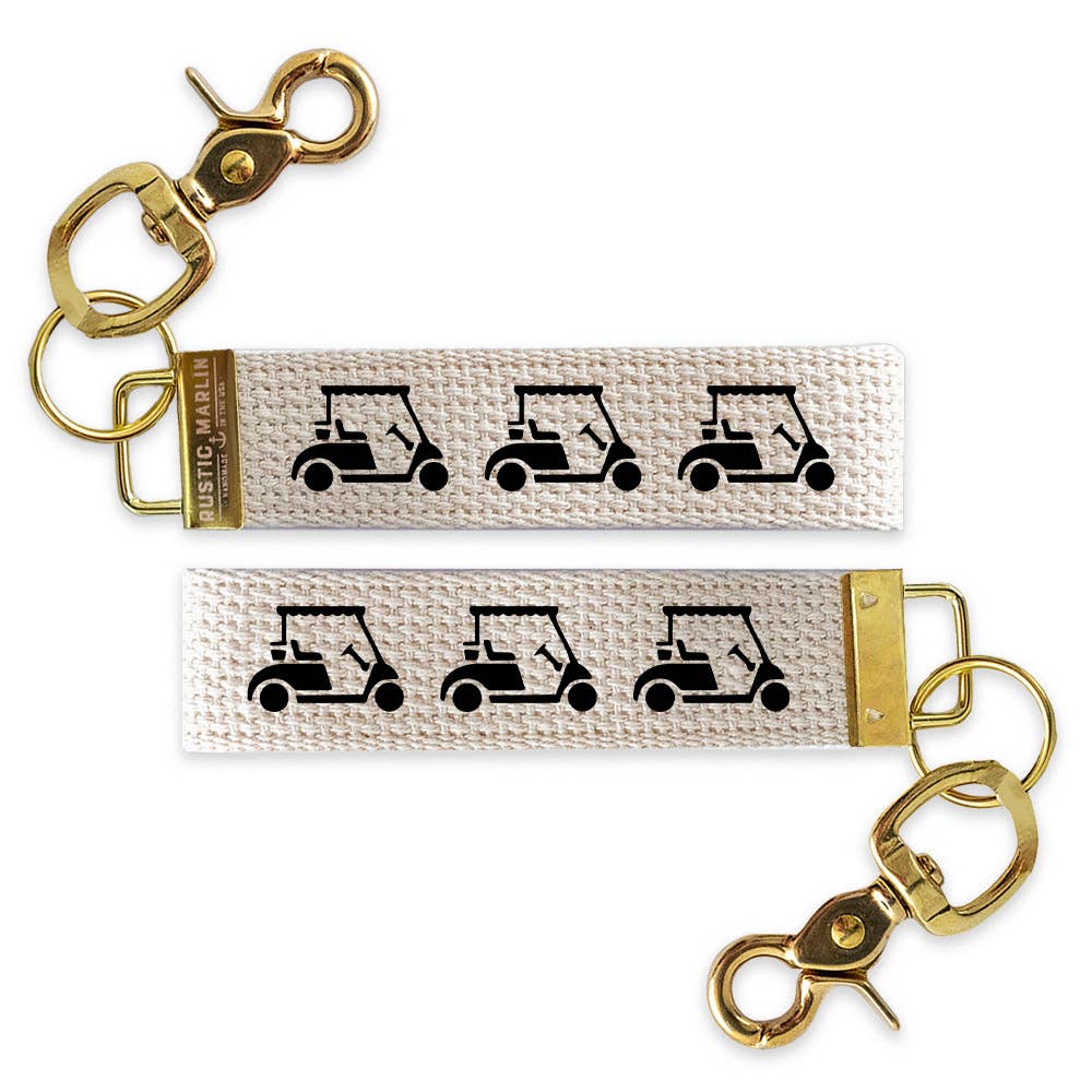Golf Cart Keychain | Golf Gift | Key Accessory