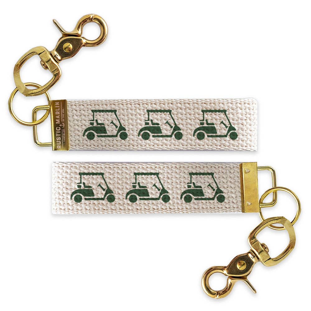 Golf Cart Keychain | Golf Gift | Key Accessory