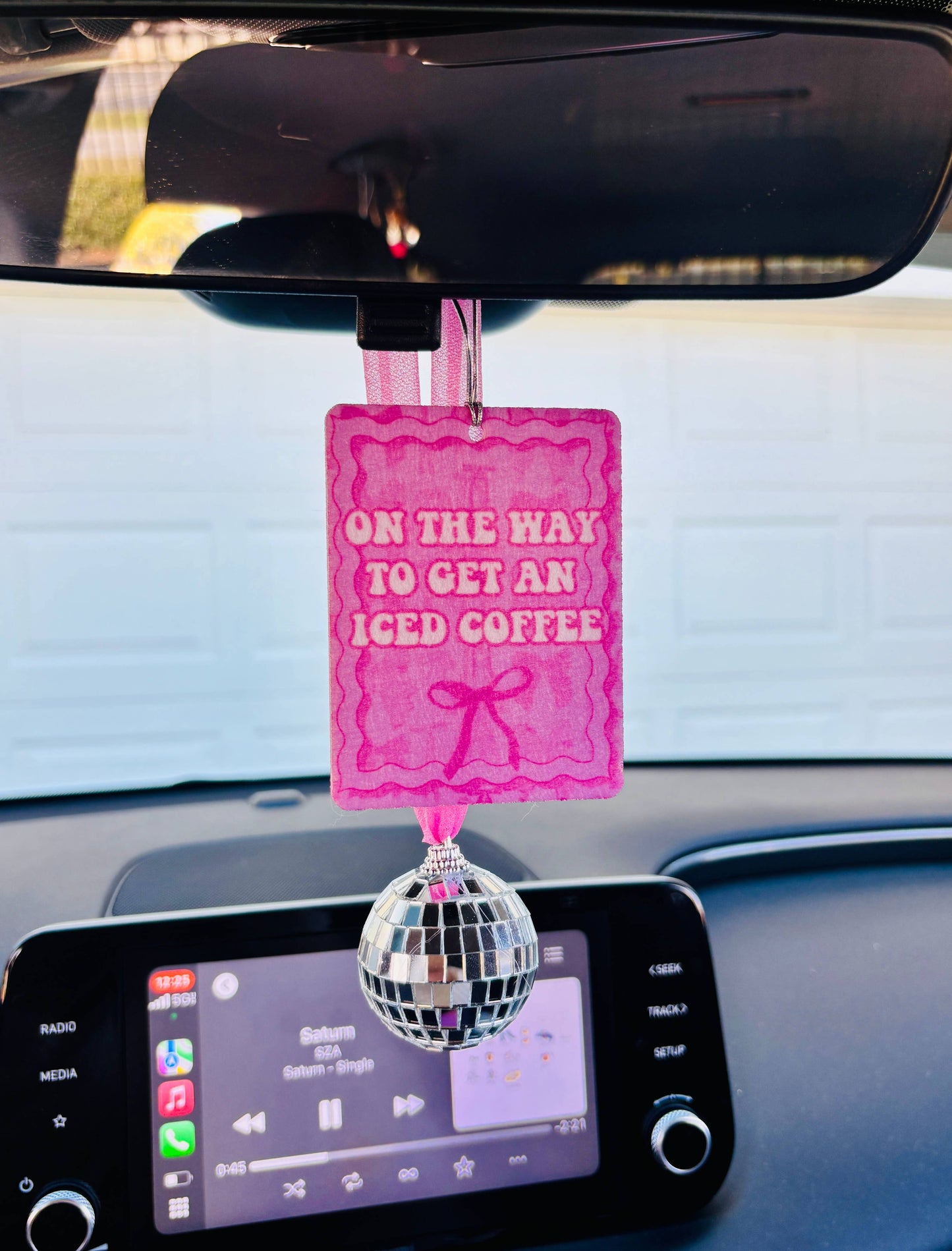 Valentine's Coquette Felt Freshie Boutique Car Air Freshener