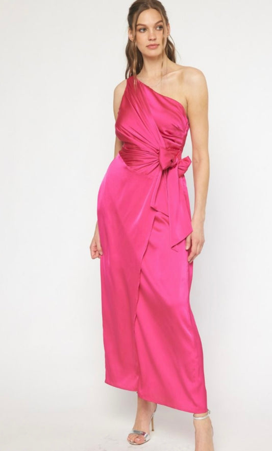 Pink Bow Tied Dress