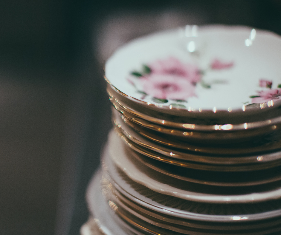 Vintage Mismatched China Dessert Plates