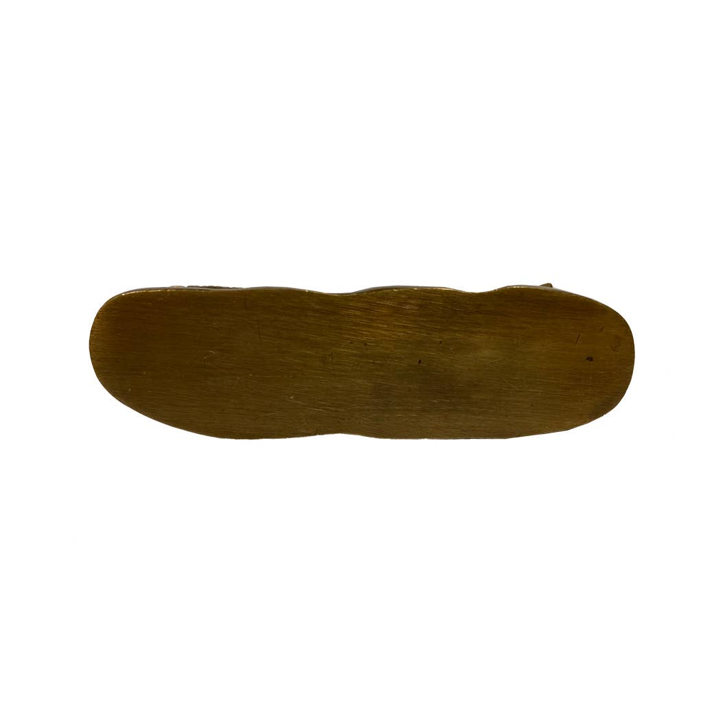 Solid Brass Pointer Dog Paperweight | 6” | Home accents