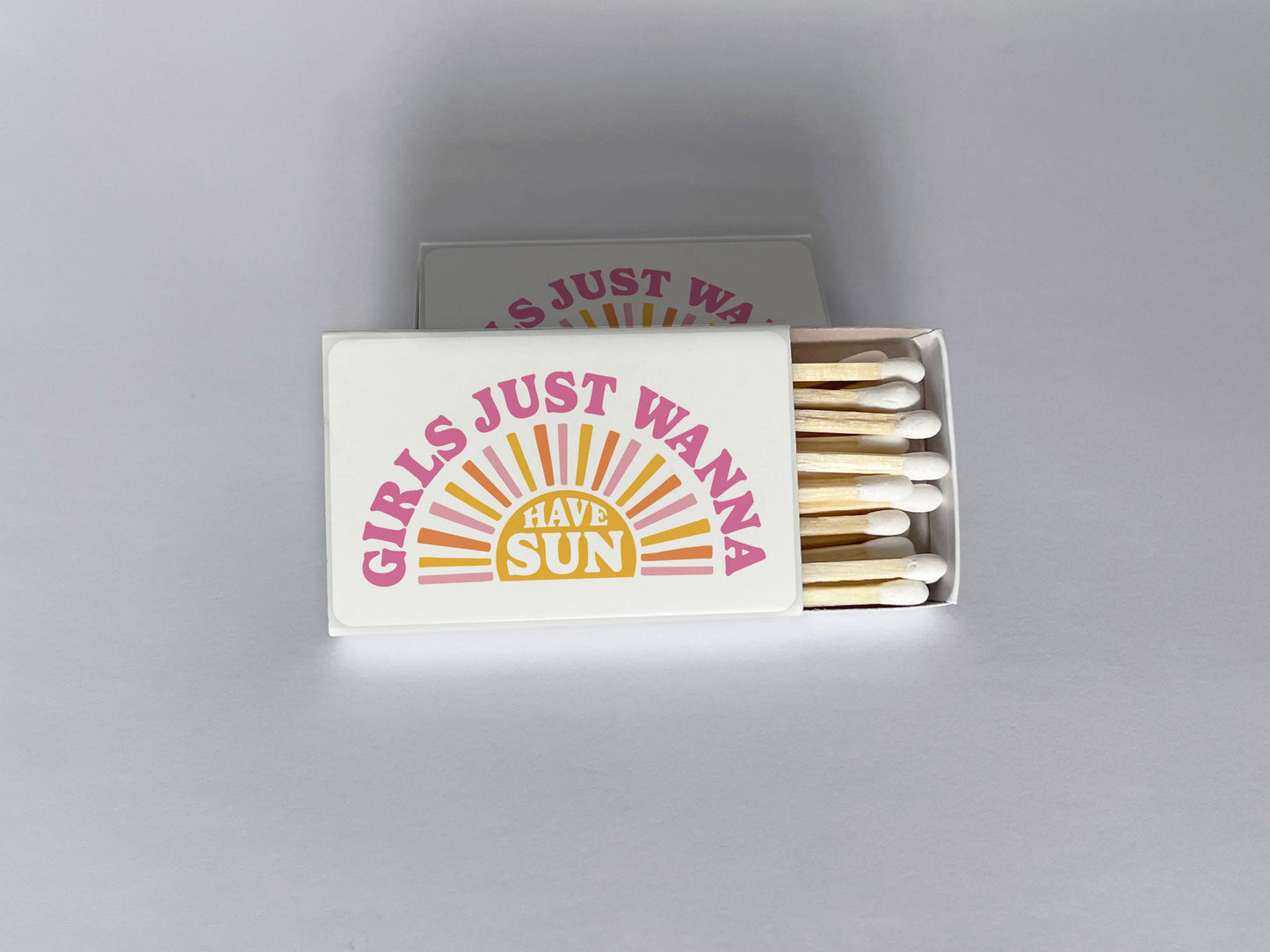 Girls Just Wanna Have Sun Matchbook