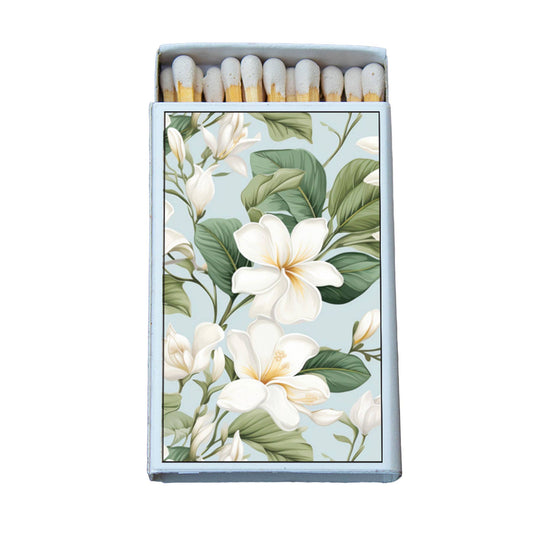 Matches • Flowers Plumeria • Home Decor for Candles