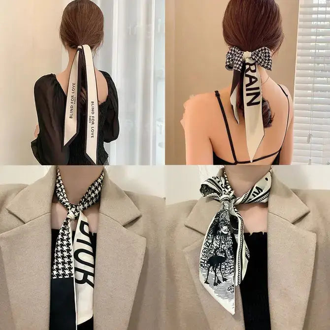 FRESH STRIPED LONG TIED SCARF_CWASC0705