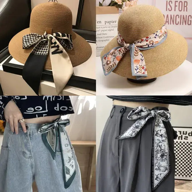 FRESH STRIPED LONG TIED SCARF_CWASC0705