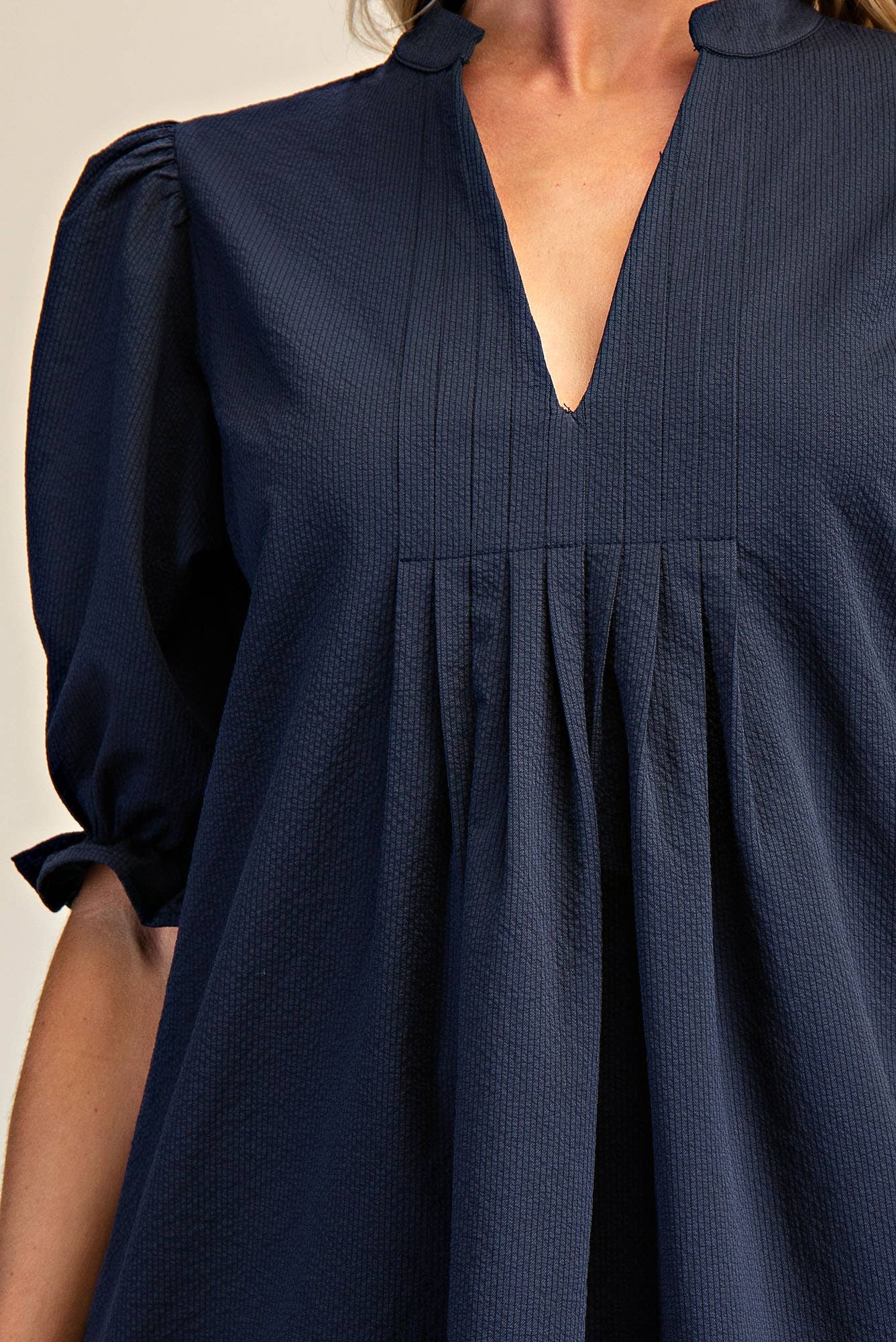 Puff Sleeve Mini Dress