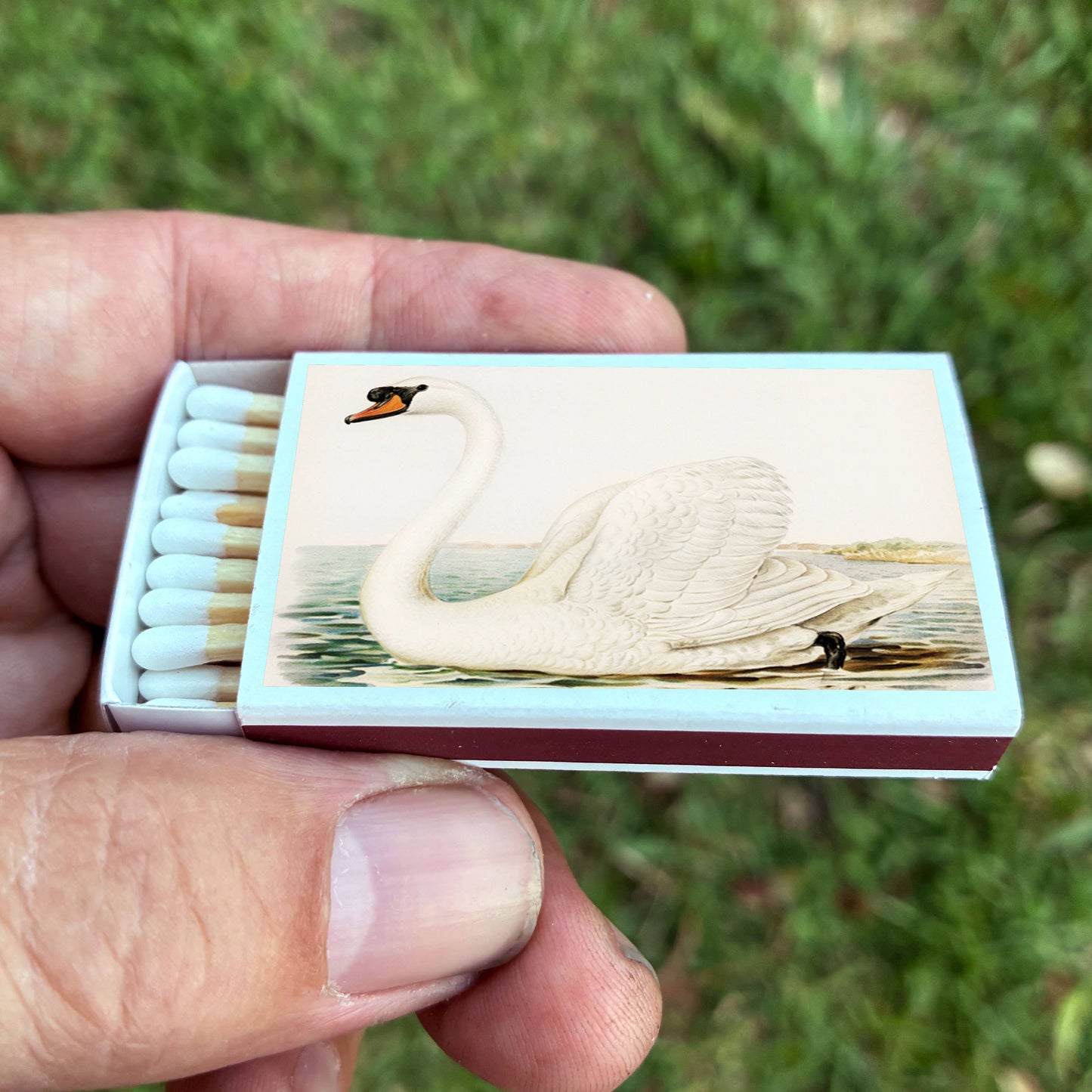 Matches • Swan Matchboxes • Home Decor for Candles & Incense