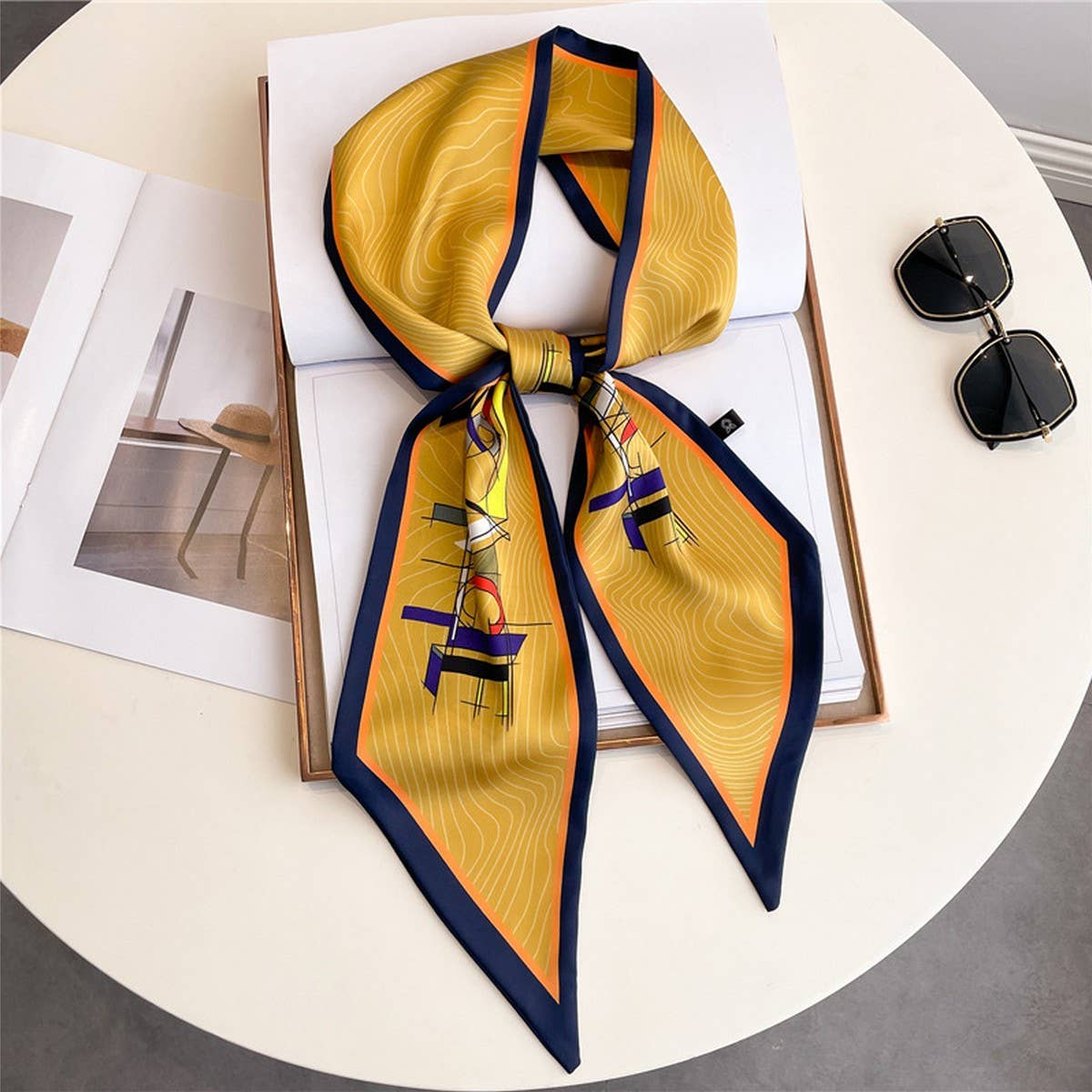 FASHIONABLE AND VERSATILE DOUBLE-LAYER HEAD SCARF_CWASC1513