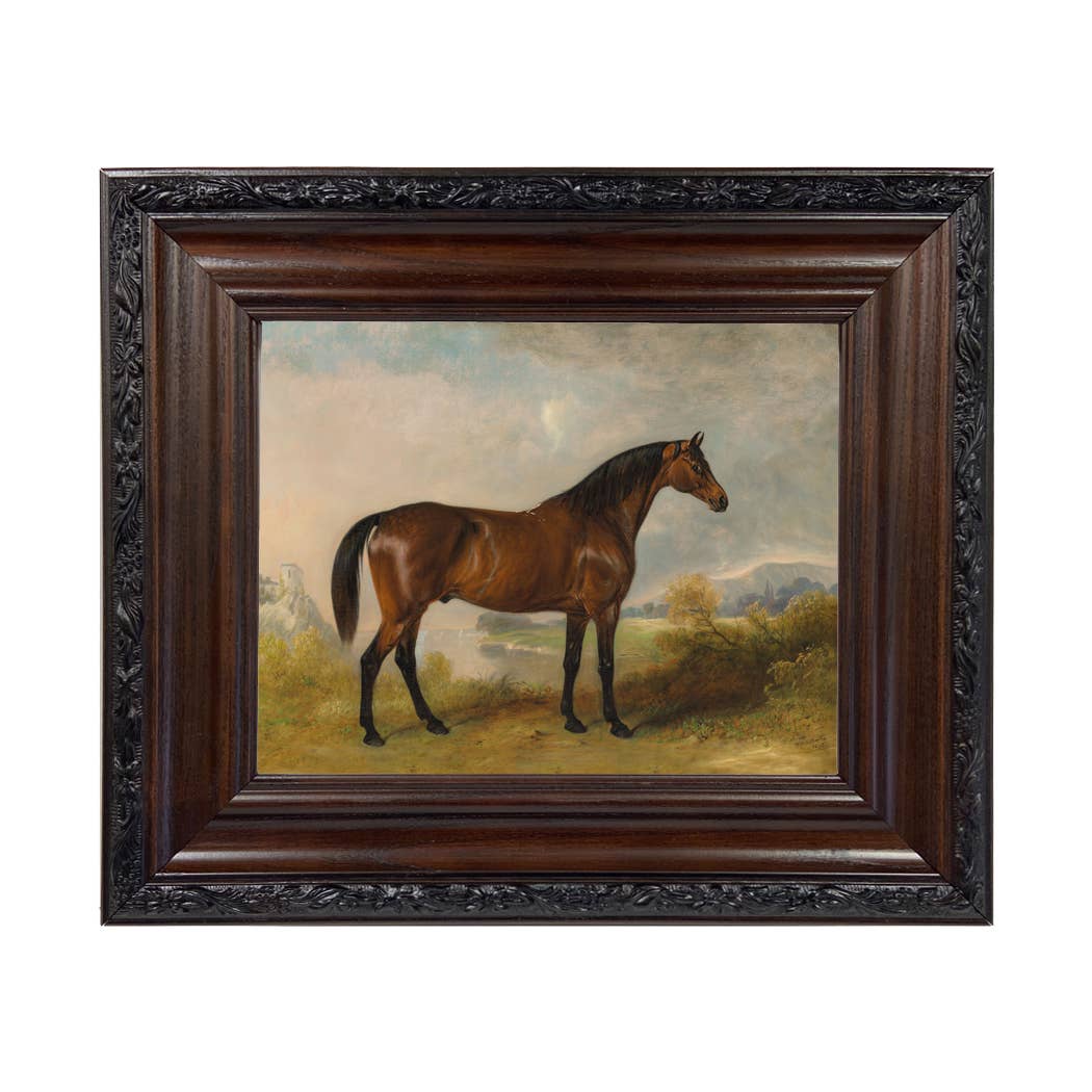 A Bay Hunter Vintage Painting Print on Canvas